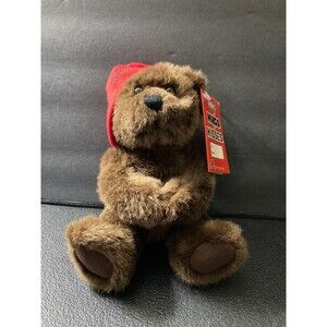 Hershey's Hugs Kisses Brown Bear 7" Plush Red Hat Teddy's Friends New with Tags
